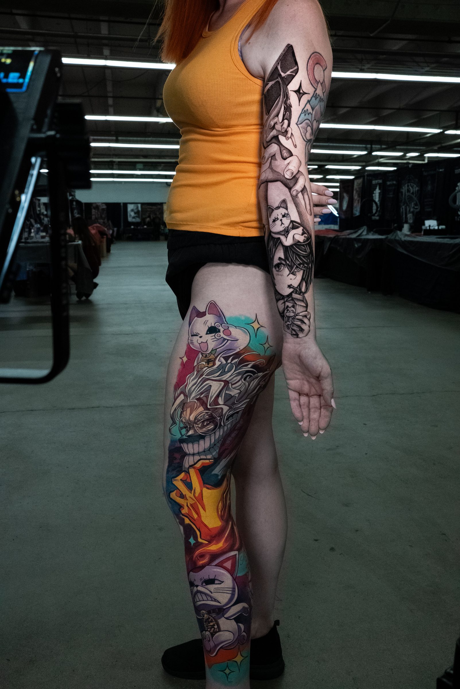 anime tattoo by Kel Otero