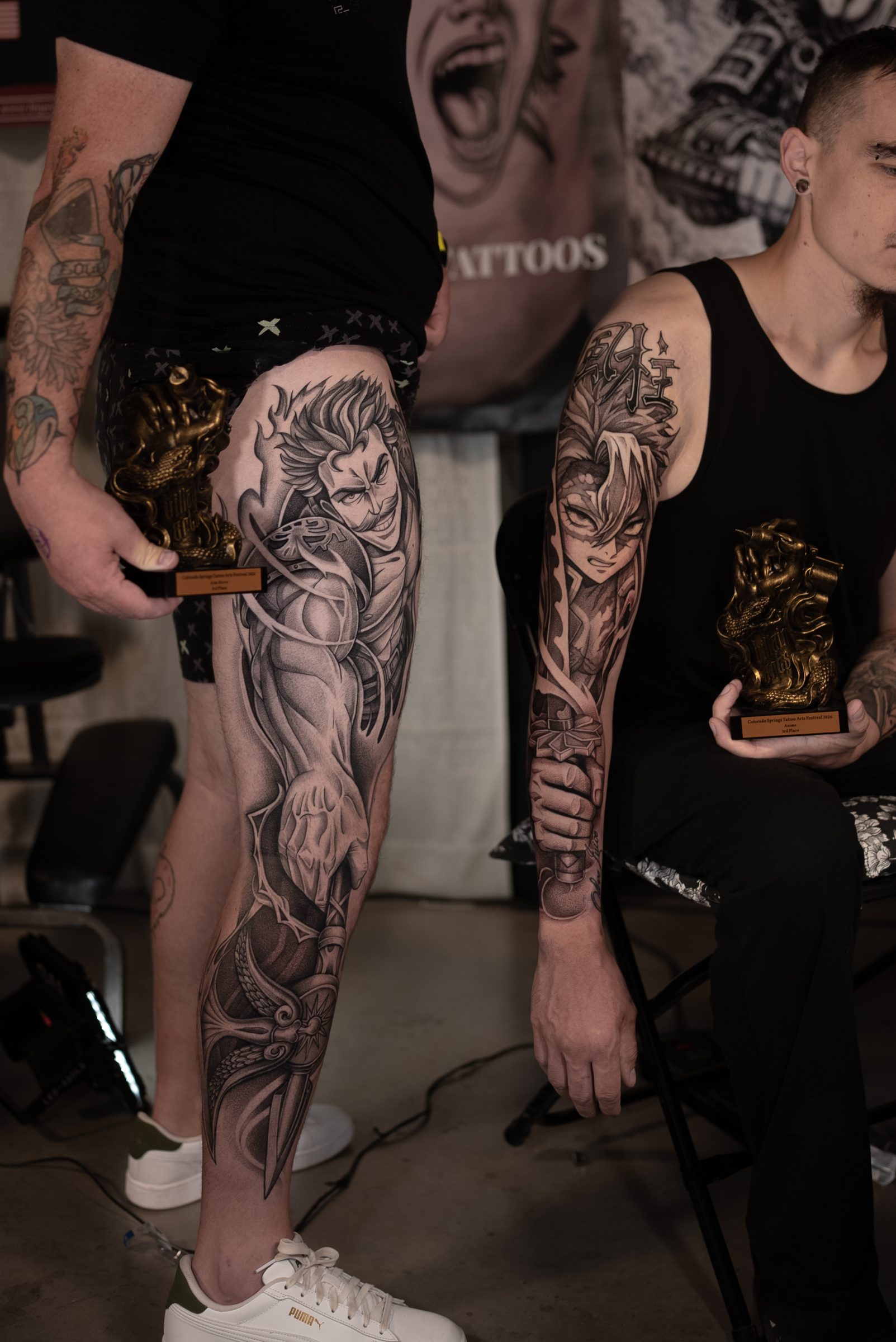 anime tattoo by Kel Otero