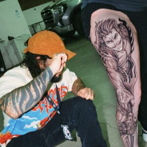 anime tattoo by Kel Otero