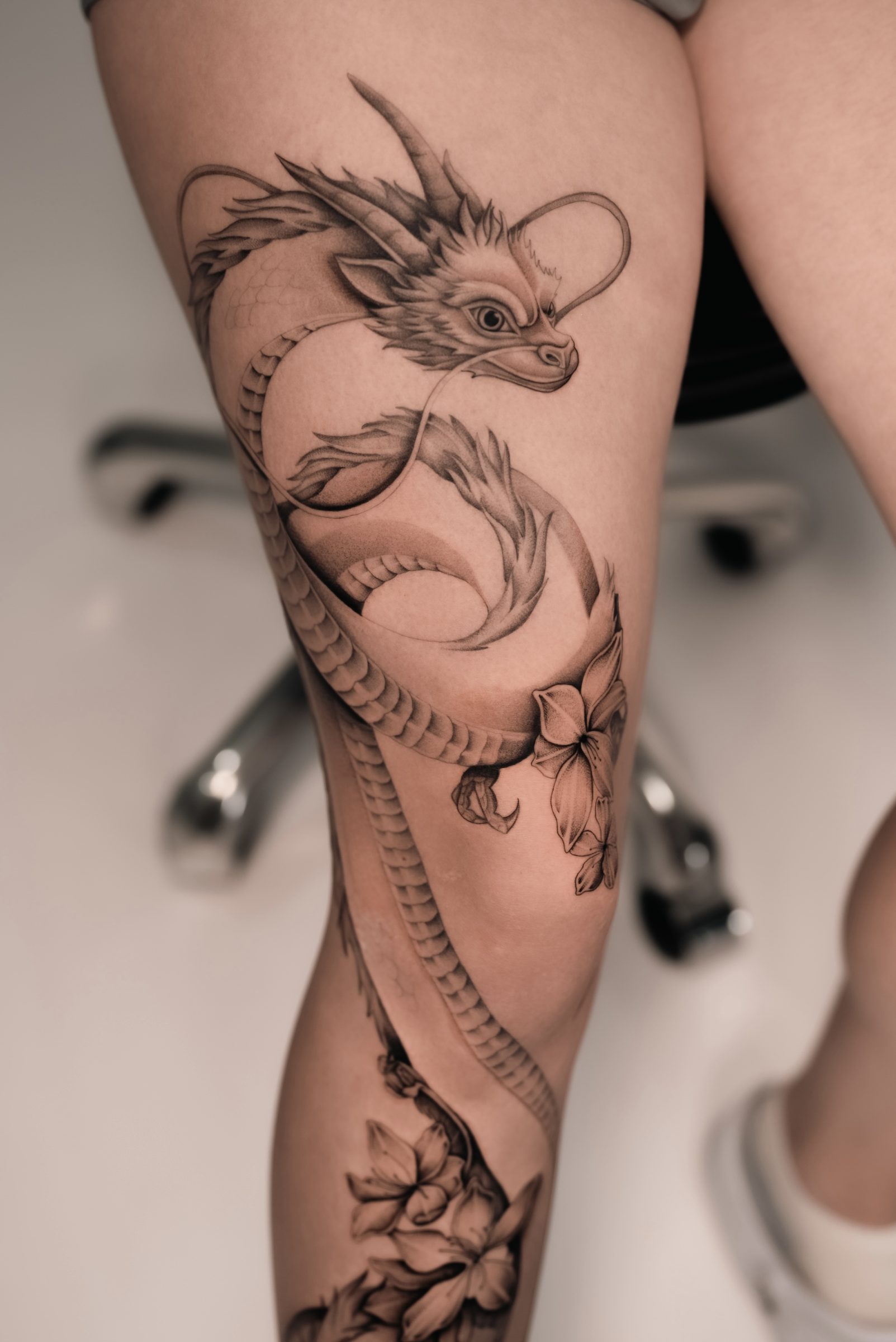 japanese tattoo by Kel Otero